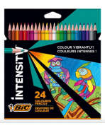 24 Lápices de colores BIC Intensity Triangle