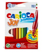 Rotulador Carioca Joy, estuche de 12 colores