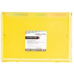 Carpeta Clasificadora  A4, 13 divisiones, fuelle PP Multiline . Grafoplas