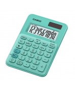 Calculadora sobremesa Casio MS-7UC, 10 dígitos. Verde