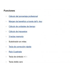 Calculadora sobremesa Casio MS-7UC, 10 dígitos. Azul