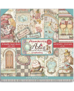 Scrapbooking Stamperia Alicia a través del espejo