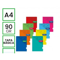 Libreta Grapada Tapa Blanda Campus A4+ 48 Hojas Rayado Doble Raya 2,5 mm.
