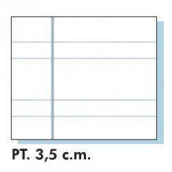 Bloc espiral, A5, 80H, PP, 3.5mm, 90GRS, colores surtidos. Tauro Plastic
