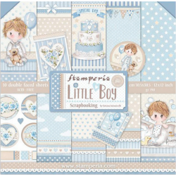 Scrapbooking Stamperia Little Boy Pad 10 sheets cm 30,5x30,5 (12"x12")
