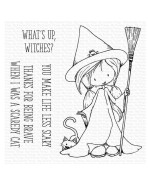 Sweet Little Spell Clear Stamps (TI-009) Sello transparente Halloween