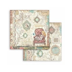 Scrapbooking Stamperia Alicia a través del espejo