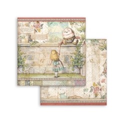 Scrapbooking Stamperia Alicia a través del espejo