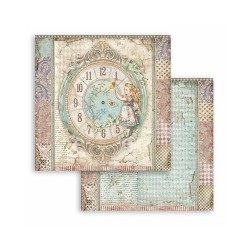 Scrapbooking Stamperia Alicia a través del espejo