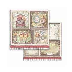 Scrapbooking Stamperia Alicia a través del espejo
