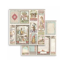 Scrapbooking Stamperia Alicia a través del espejo