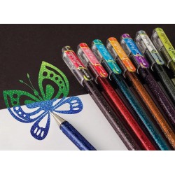 Estuche 8 colores Hybrid Dual Metallic con punta de bola