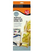 Set pintura acrílica con caballete-Daler-Rowney
