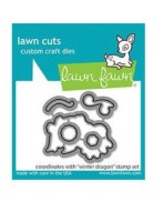 Lawn Fawn - Troqueles de corte de césped - Dragón de invierno LF2426