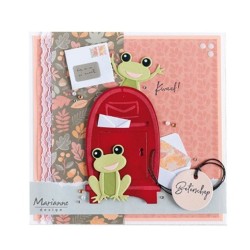 Marianne Design. Craftables plantilla de corte para embossing Envelope set by Marleen
