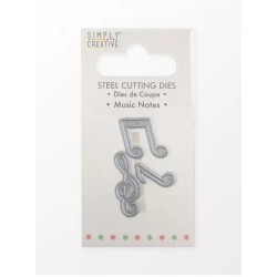 Mini troquel notas musicales