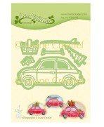 Troquel Car Fiat 500 navidad