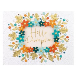 Spellbinders Mini flores de otoño Etched Dies