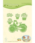 Troquel bicicleta con cestas