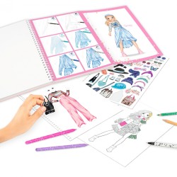 Cuaderno con calcomanías TOPModel Dress me TINY DANCER