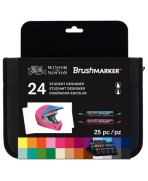 Brushmarker Set 24 Rotuladores - Winsor and Newton Student Designer Brushmarkers