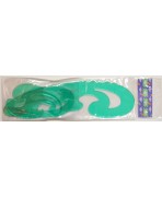 PLANTILLAS CURVAS BURMESTER POLYGRAPH CON BISEL EN AMBOS LADOS 30,5mm.(A)/16,0mm.(B)/13,5mm.(C)